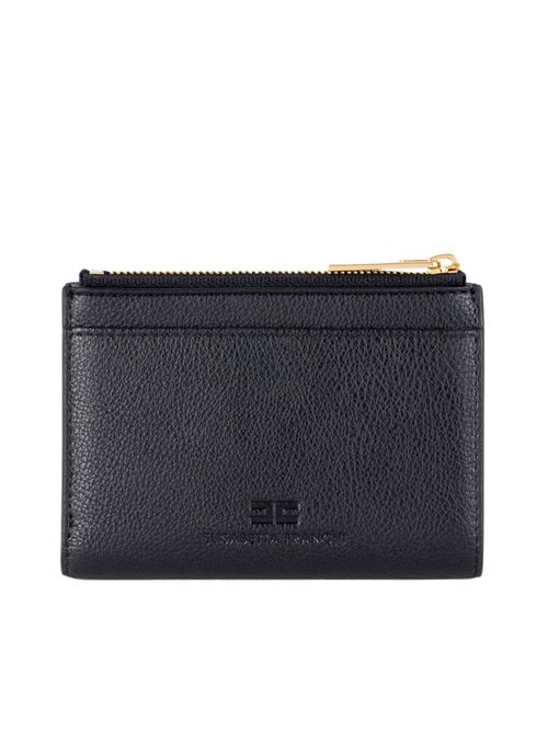 Portafoglio nero in similpelle Elisabetta Franchi | PF61A56E2110